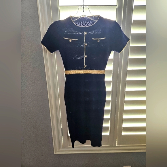 Dresses & Skirts - Blue and Gold Women's size small medium Dress